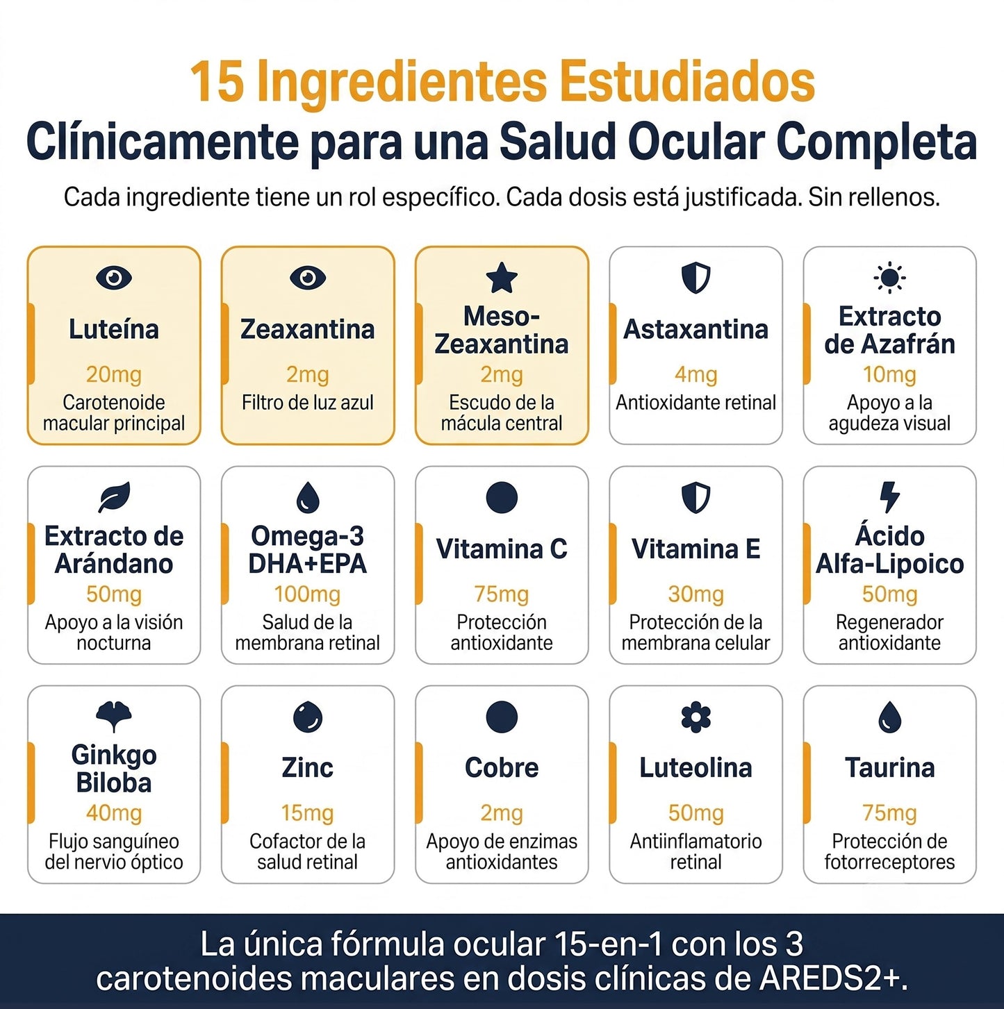 Mirosse Formula Ocular Avanzada 15 en 1